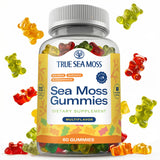 TrueSeaMoss gomitas sabor frutal para uso diario