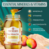Mascarilla facial con TrueSeaMoss y minerales beneficiosos.