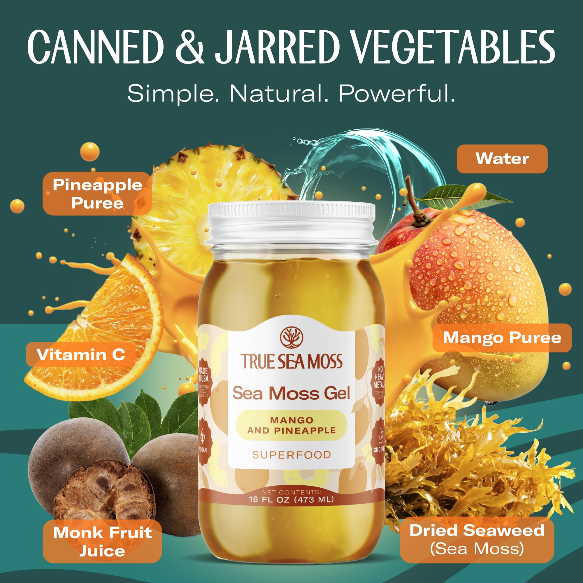 Uso diario con TrueSeaMoss: complemento nutritivo en comidas.