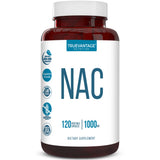Truevantage NAC 1000 mg cápsulas vegetales para apoyo antioxidante diario