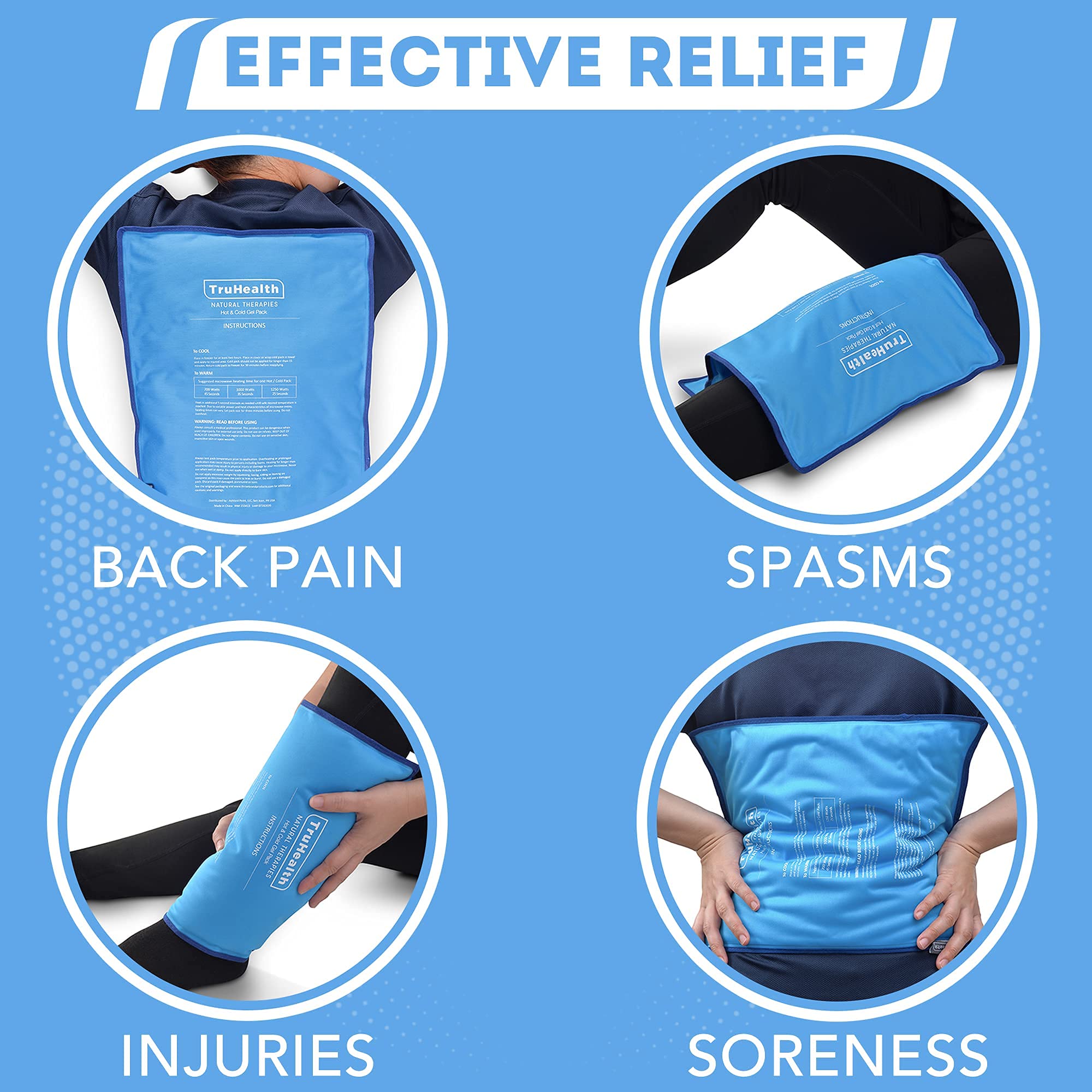 Control de temperatura prolongado TruHealth para enfriamiento sostenido.