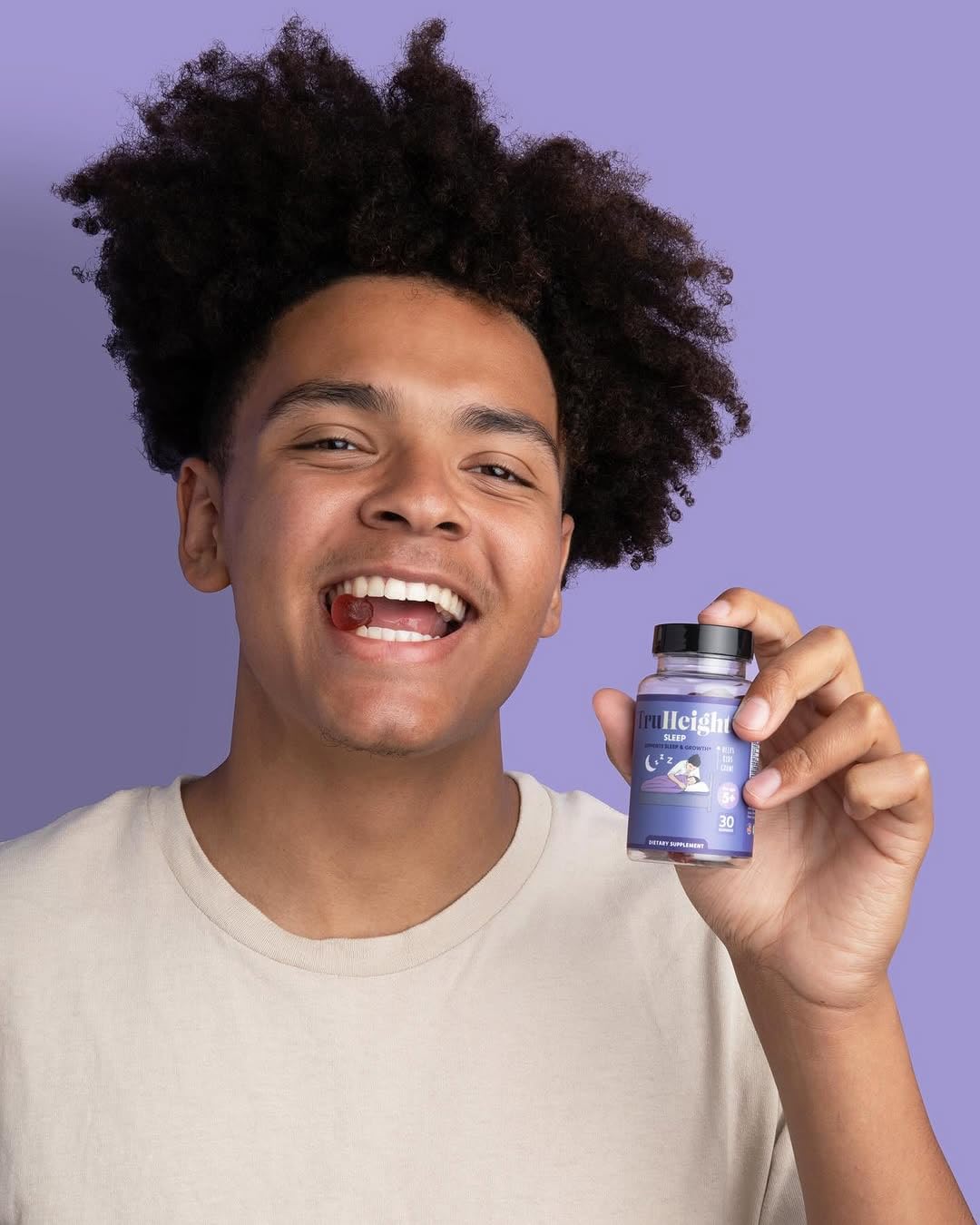 TruHeight sabor frutos rojos, atractivo para la hora de dormir
