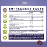 TruHeight Sleep Gummies: contiene ashwaganda para manejo del estrés nocturno.