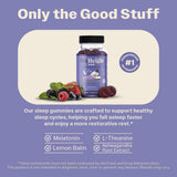 TruHeight Sleep Gummies: contiene L-Teanina para relajación nocturna.