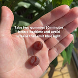 TruHeight Sleep Gummies: contiene melatonina para facilitar el inicio del sueño.