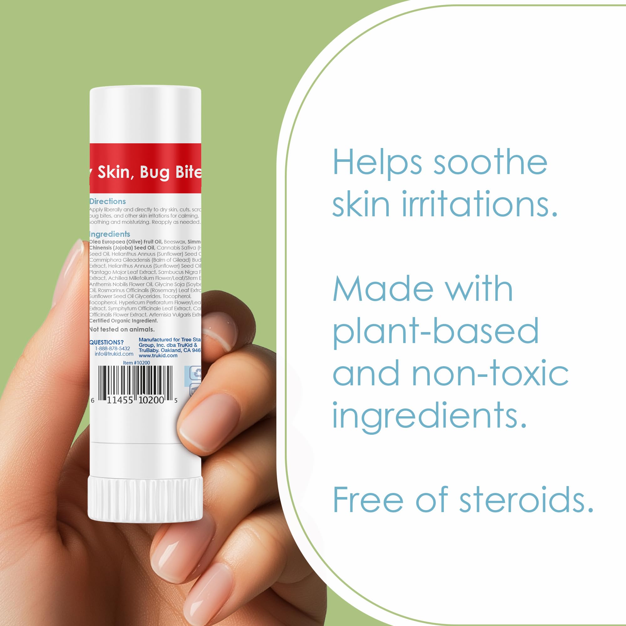 TruKid Barrita Hero, aplicación en la piel para irritaciones menores.