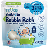 TruKid Bubble Podz en la bañera creando burbujas suaves para niños