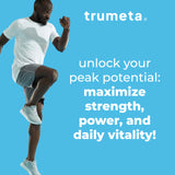 TRUMETA Creatina Monohidrato, energía diaria, impulso estable para actividades físicas
