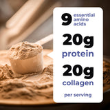 TRUMETA pote proteína de hueso cacao: uso práctico en comidas.