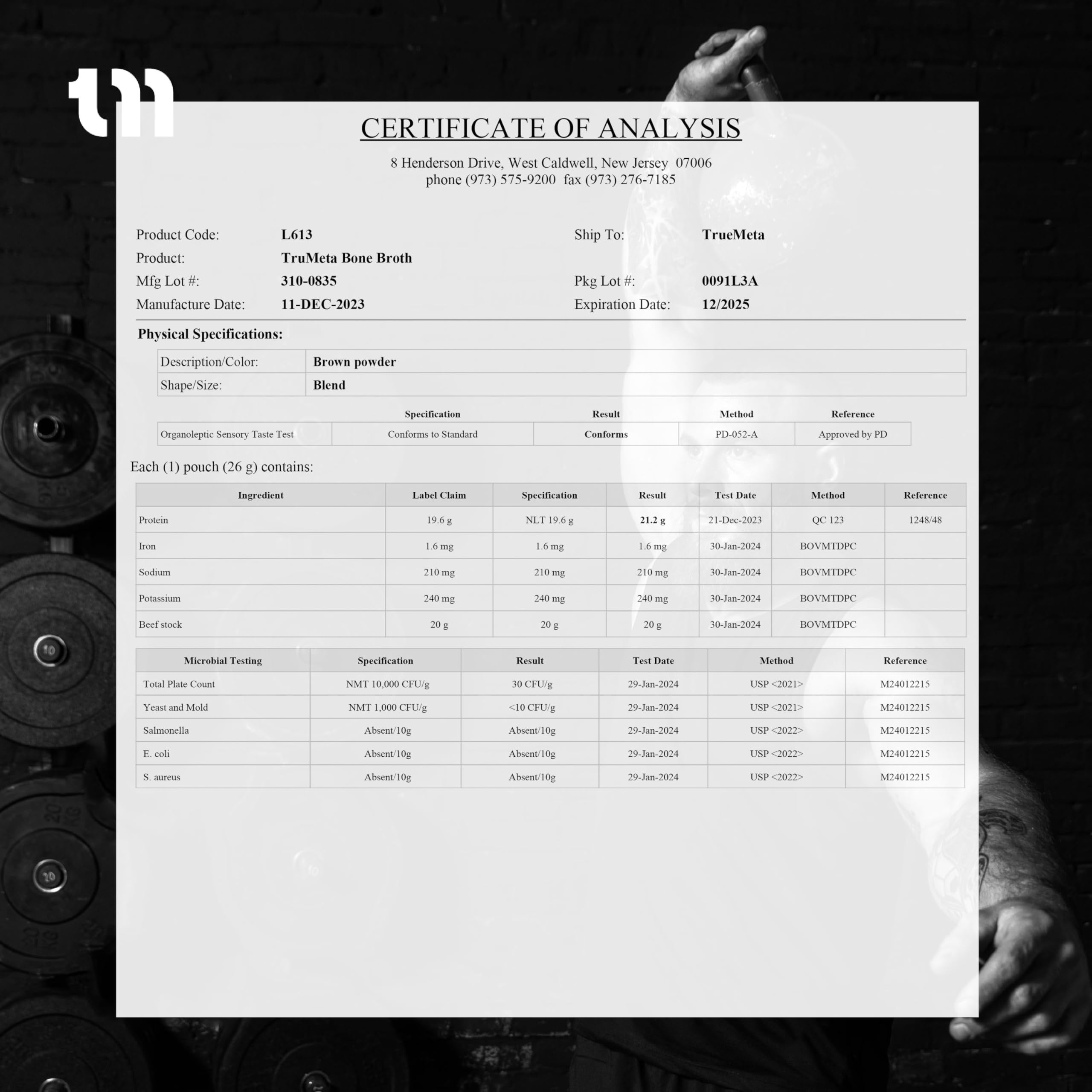 TRUMETA presentación sabor cacao: sabor agradable para postres y batidos.
