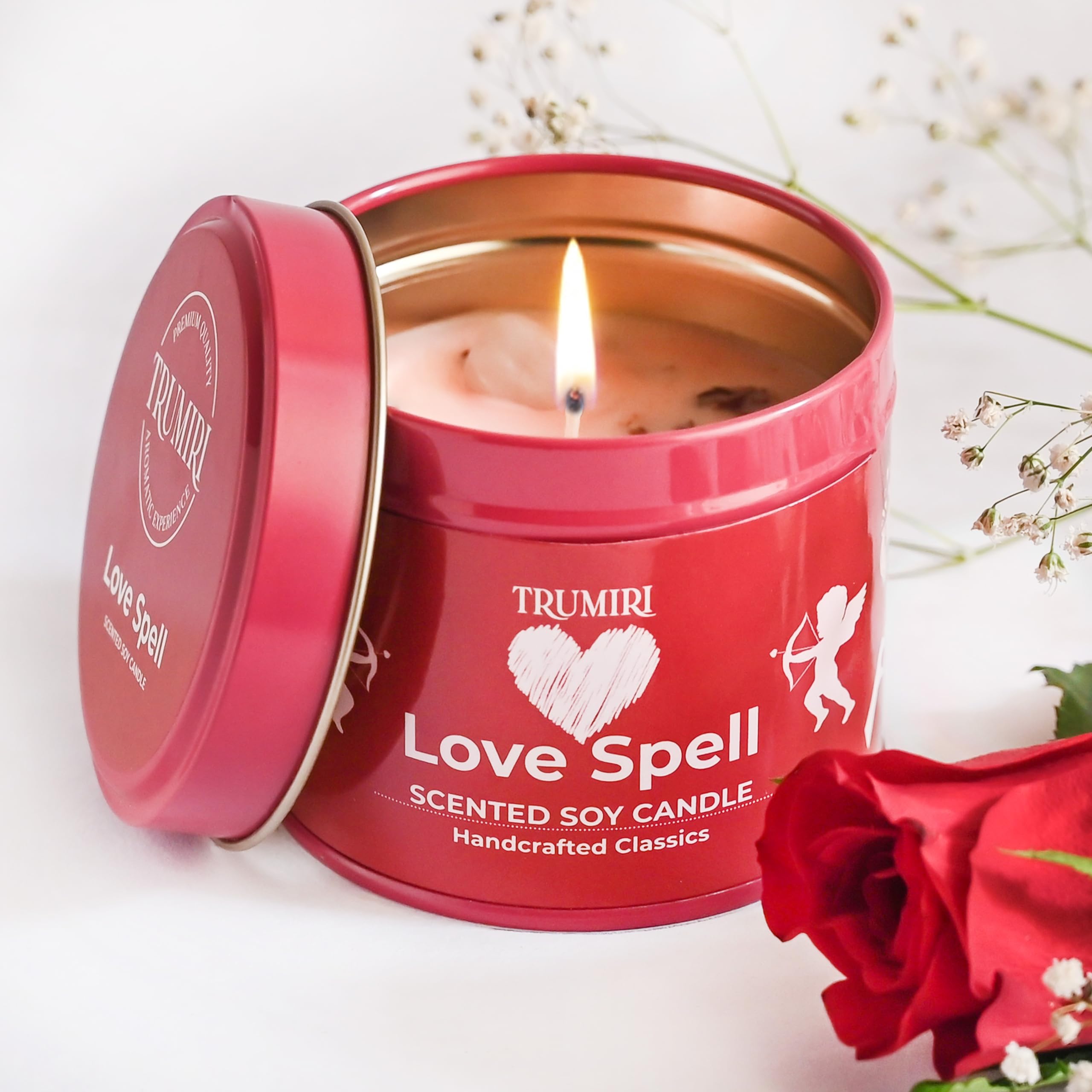 Ambiente spa en casa con vela TRUMIRI Love Spell.