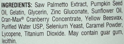 TruNature Saw Palmetto Prostate Health Complex caja, cápsulas para uso diario.