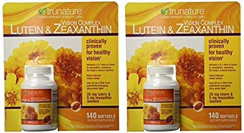 Trunature Vision Complex: etiqueta de luteina y zeaxantina para antioxidante visual