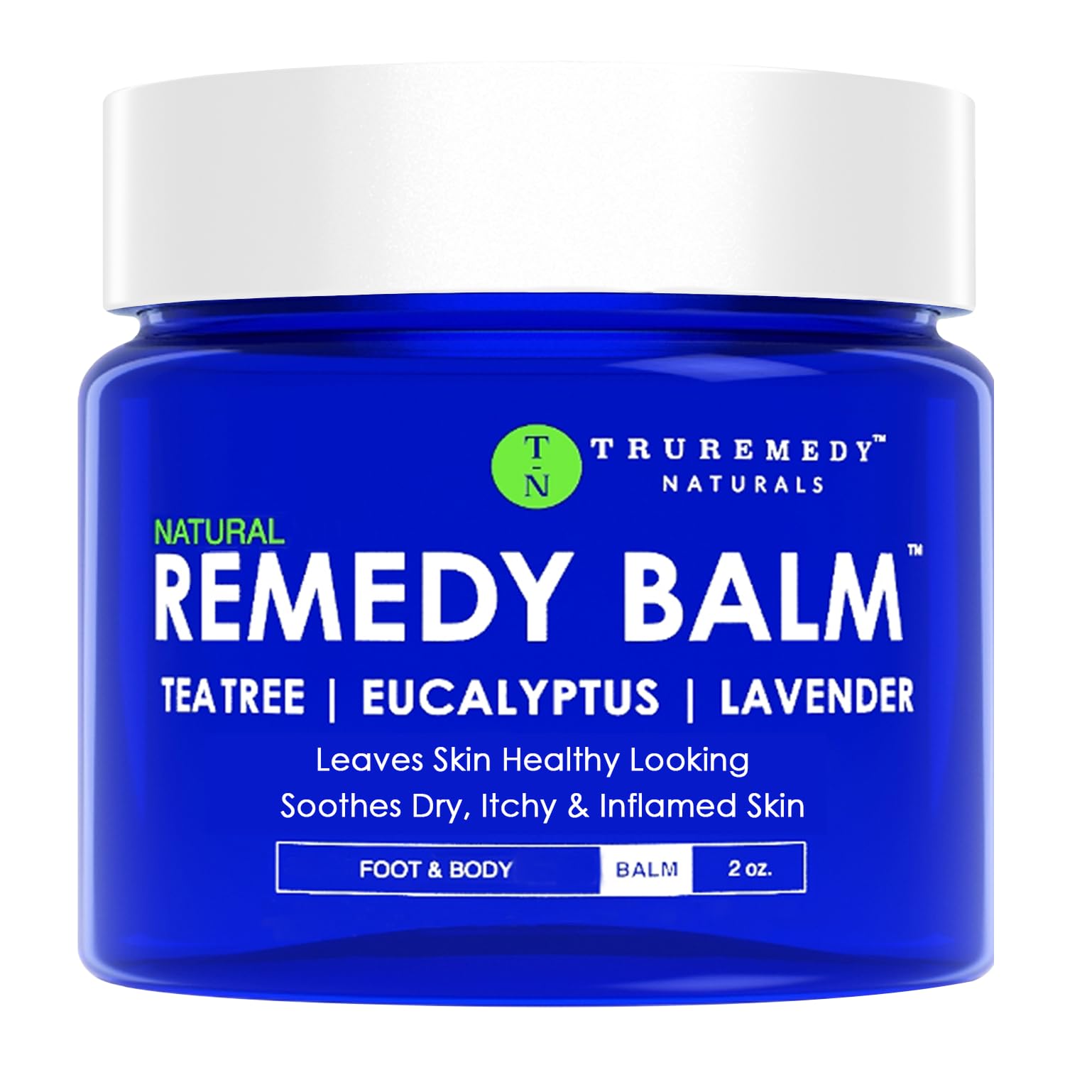 Truremedy Naturals Remedy Balm con aceite de árbol de té, hidrata piel seca.