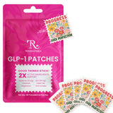 Parche GLP-1 de TRUSTED RITUALS aplicado en piel para apoyo constante