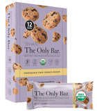 Barras Truvani Plant-Based Chocolate Chip Cookie Dough envueltas individualmente, snack práctico para cualquier momento.