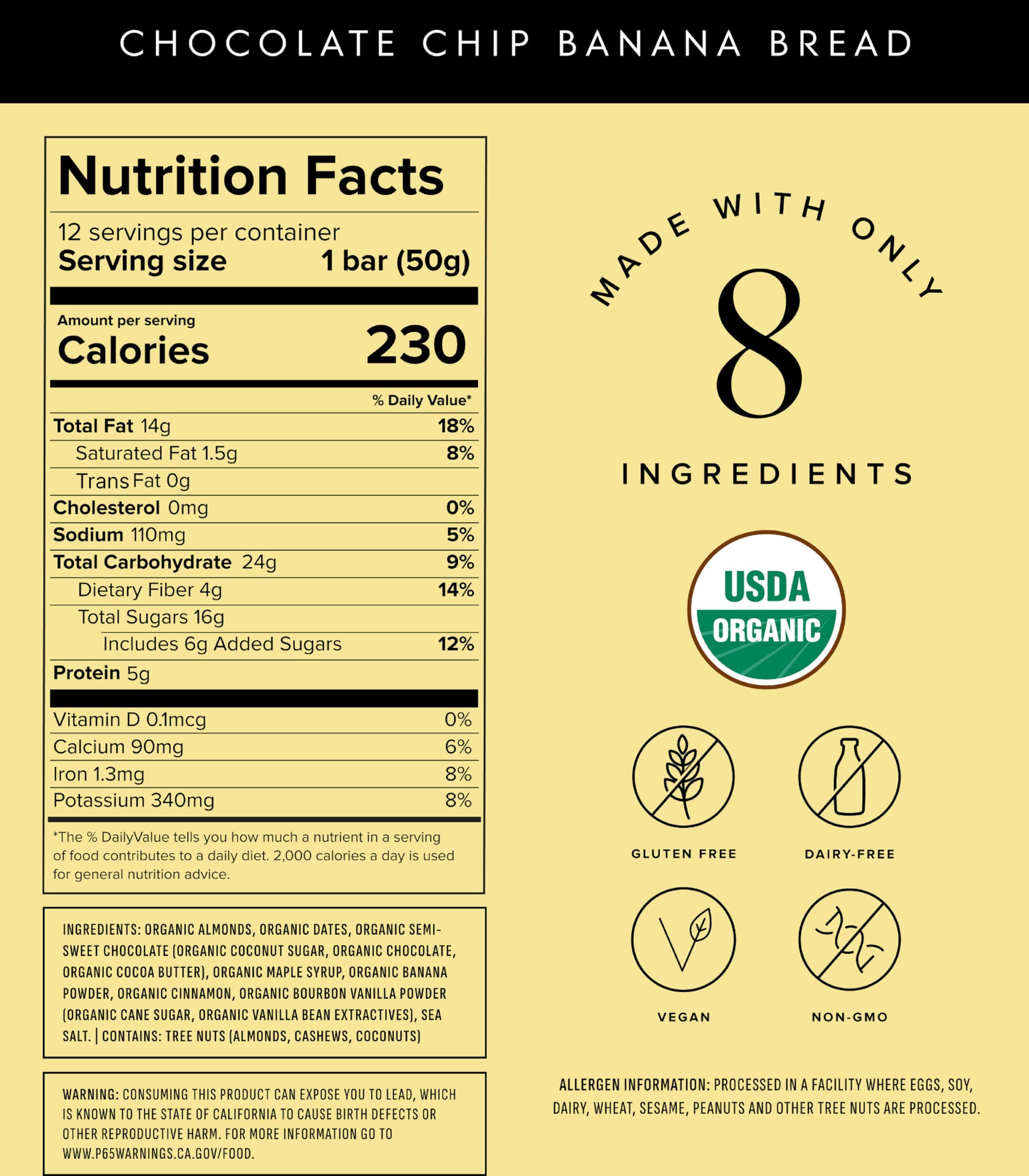 Ingredientes naturales de Truvani para una merienda consciente.