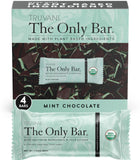 Barrita Truvani de chocolate menta en envase individual para snack rápido