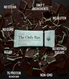 Textura cremosa de la barrita Truvani sabor chocolate menta para capricho nutritivo