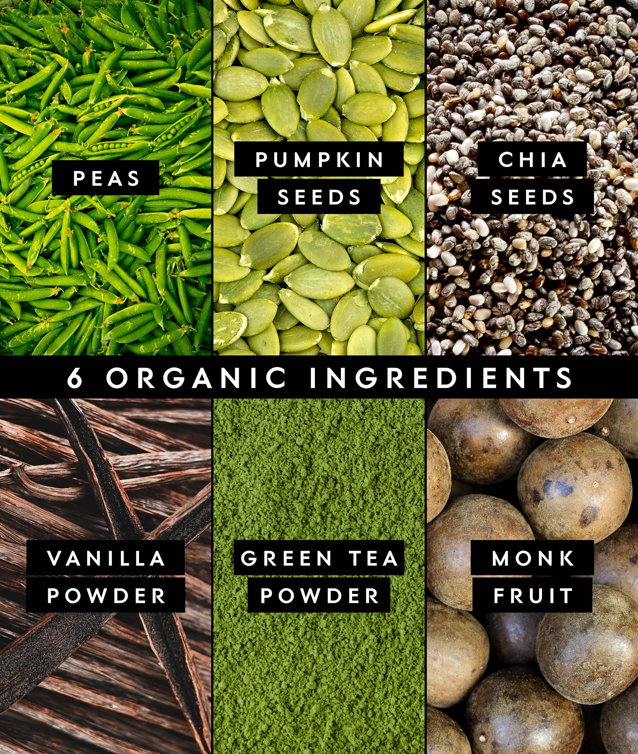 Proteína Truvani con ingredientes orgánicos para una dieta limpia.