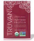 Proteína de guisante Truvani en envase, lista para batidos nutritivos.