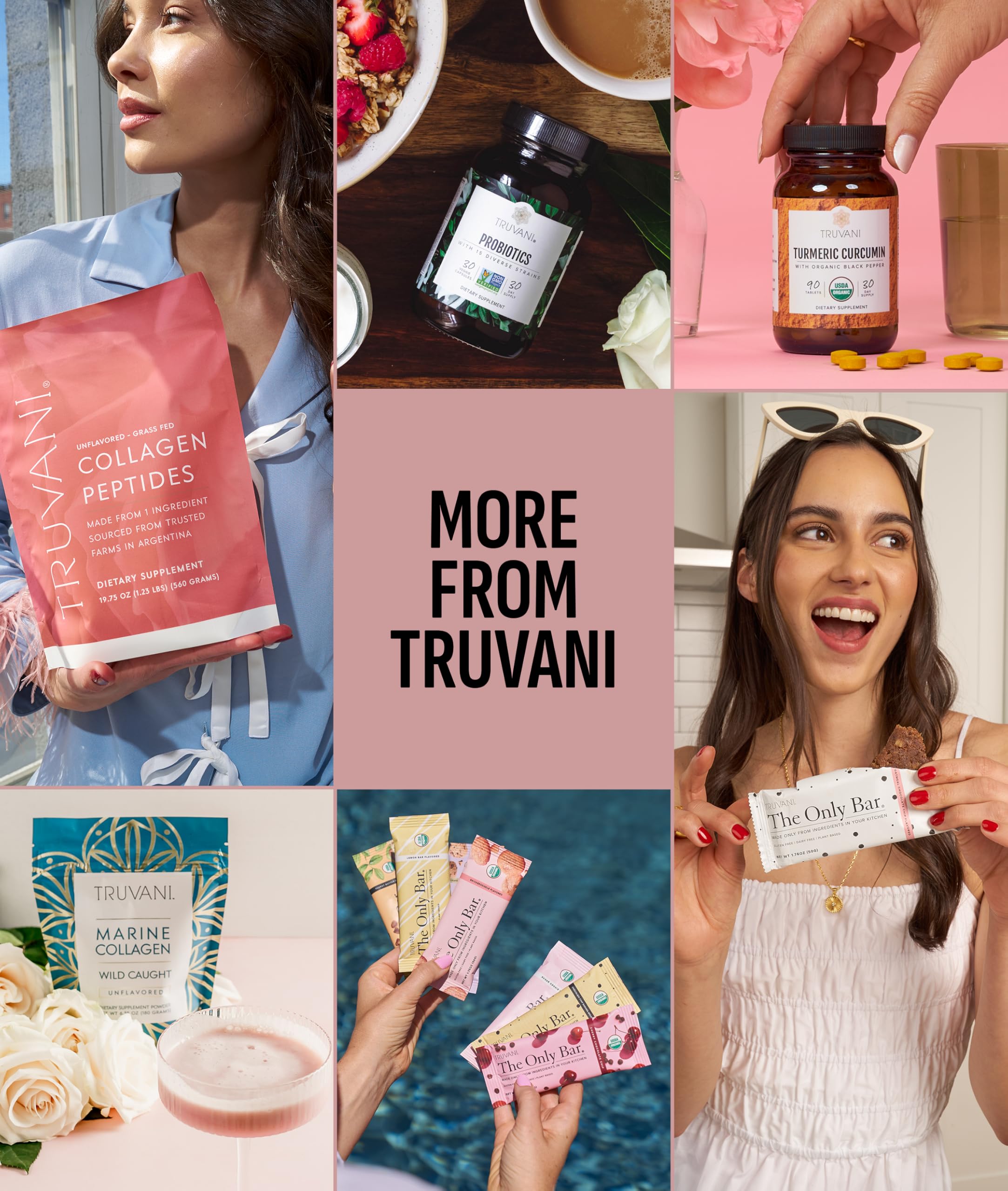 Datos de nutrición de Truvani proteína vegetal vainilla-chai