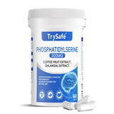 TrySafe fosfatidilserina 300 mg – botella visible para memoria y enfoque