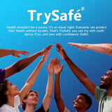TrySafe sello GMP certificado, garantía de calidad y seguridad.
