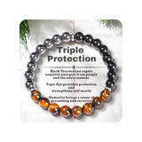 Pulsera TubianCA con ojo de tigre para confianza y prosperidad