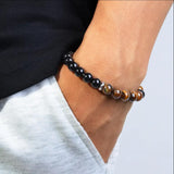 Pulsera TubianCA con turmalina negra para protección y equilibrio emocional