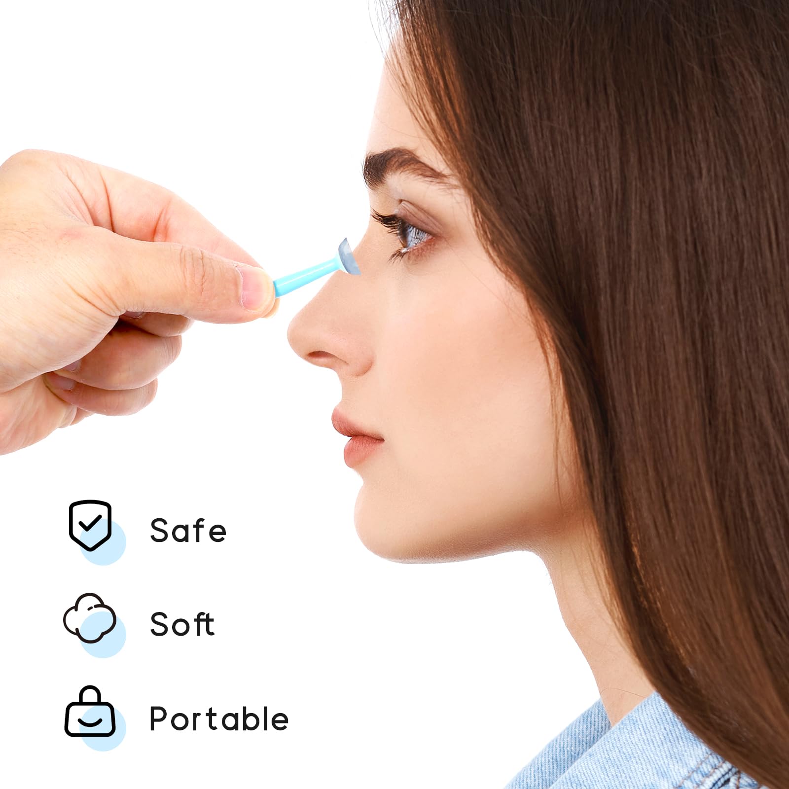 Tucnoeu succionador suave para lentes, superficie suave que cuida las lentes.