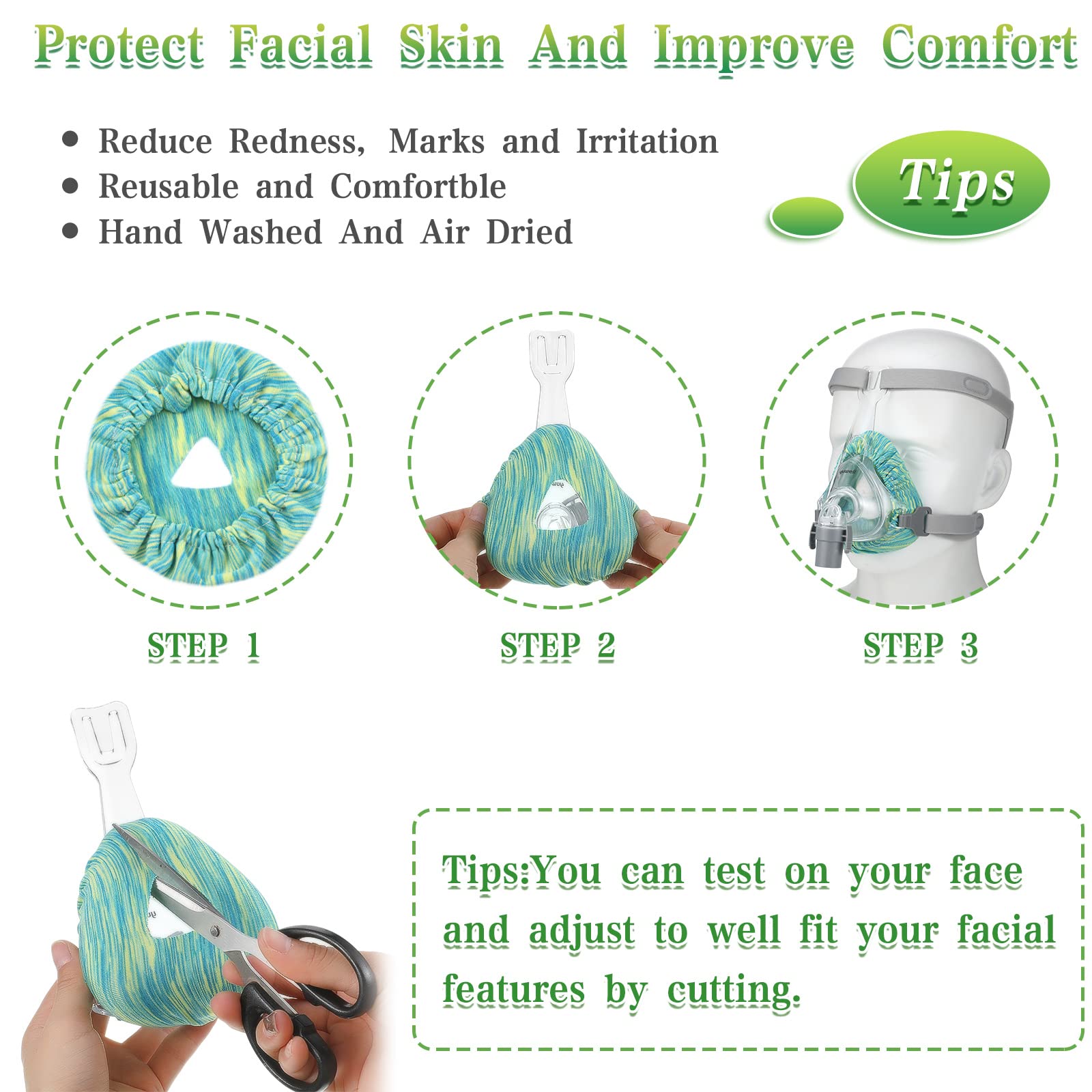 Tudomro: absorbe aceites faciales para mascarilla seca.