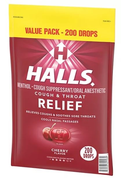 Tulipani Halls Cereza, uso en el coche, alivio rápido para la tos