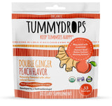 Tummydrops Doble Ginger Durazno gomitas en envase 33, sabor natural para disfrute diario
