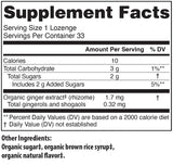 Tummydrops Certificaciones USDA Organic, GFCO y Kof-K Kosher en producto.