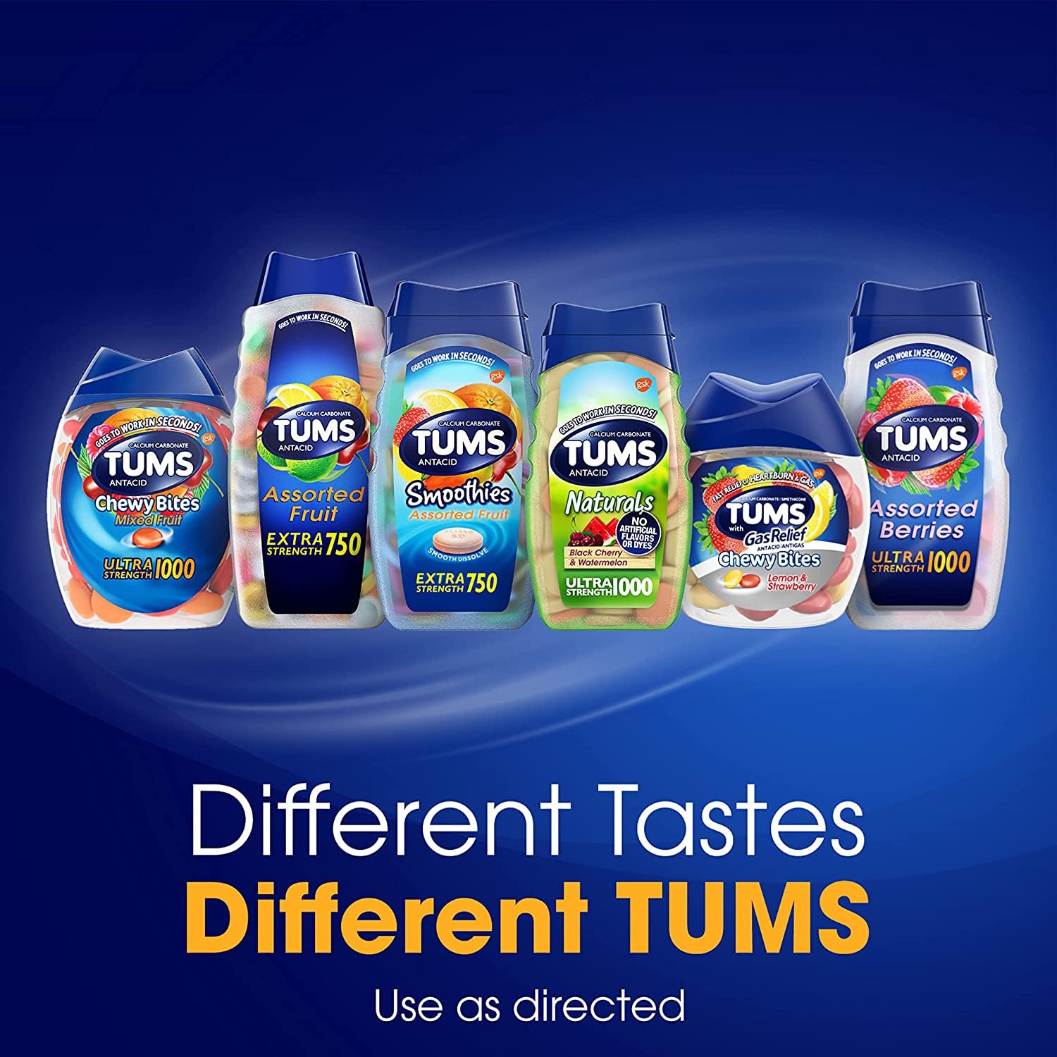 Tums Chewy Delights Cereza, perfecto para viajar y emergencias pequeñas.