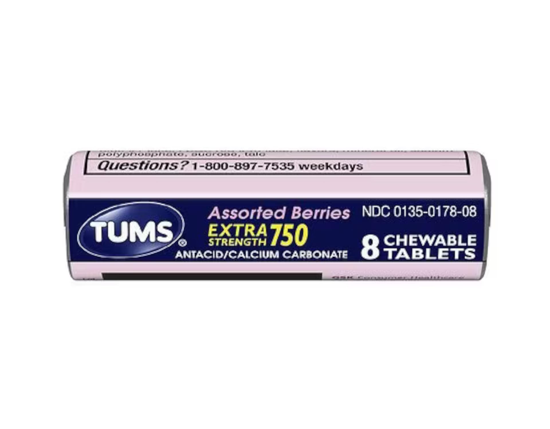 TUMS Extra 750, estuche portátil, para llevar en viajes o trabajo.