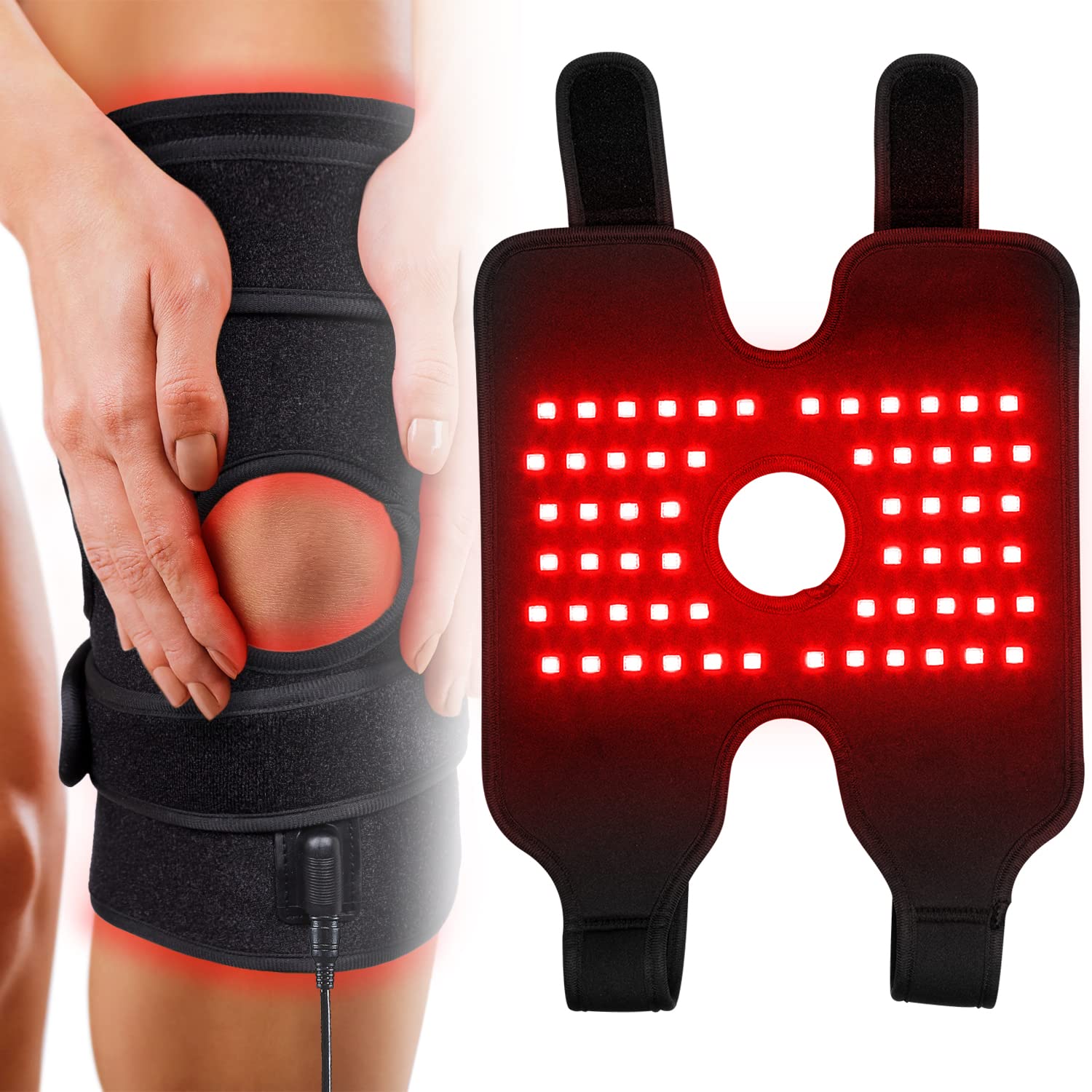 TUOYR rodillera con luz infrarroja 880nm para alivio suave en casa
