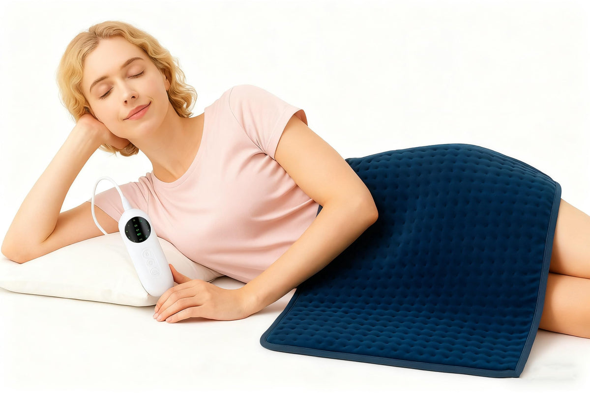 TVMALL almohadilla térmica XXL para espalda, calor suave para relajación muscular