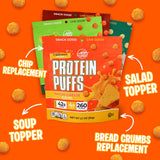 Twin Peaks Protein Puffs 4 g de carbohidratos, opción cetogénica