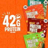 Twin Peaks Ingredients Protein Puffs dos porciones, tentempié rápido tras entrenamiento