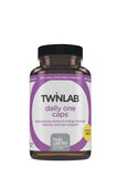Twinlab Daily One sin hierro con Florglo, frasco que apoya la salud ocular