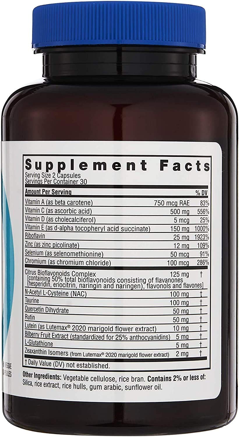 Twinlab Ocuguard Plus: vitaminas A, D y C para la salud visual.
