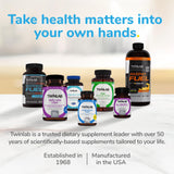 Twinlab Stress B-Complex Caps, dosis diaria recomendada para apoyar vitalidad.