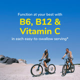 Twinlab Stress B-Complex Caps, etiqueta frontal destacando vitamina C para soporte inmunitario.