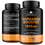 Dopamina TwinLeaf Nutrition: cápsulas para apoyo cerebral diario.