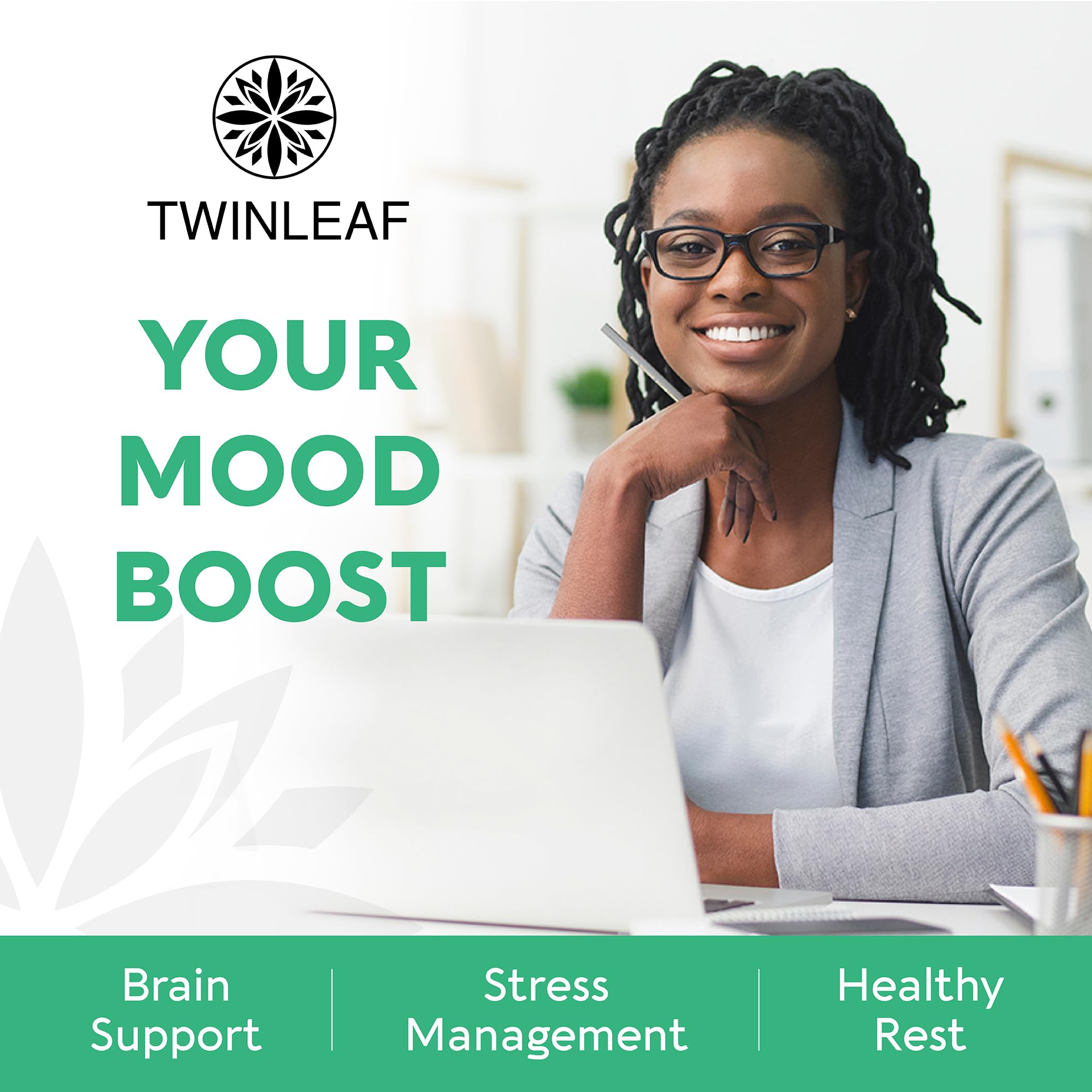 Cápsulas veganas Twinleaf para un estilo de vida consciente.