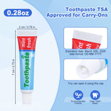 twoworld pasta dientes mini: menta fresca para uso diario en ruta.