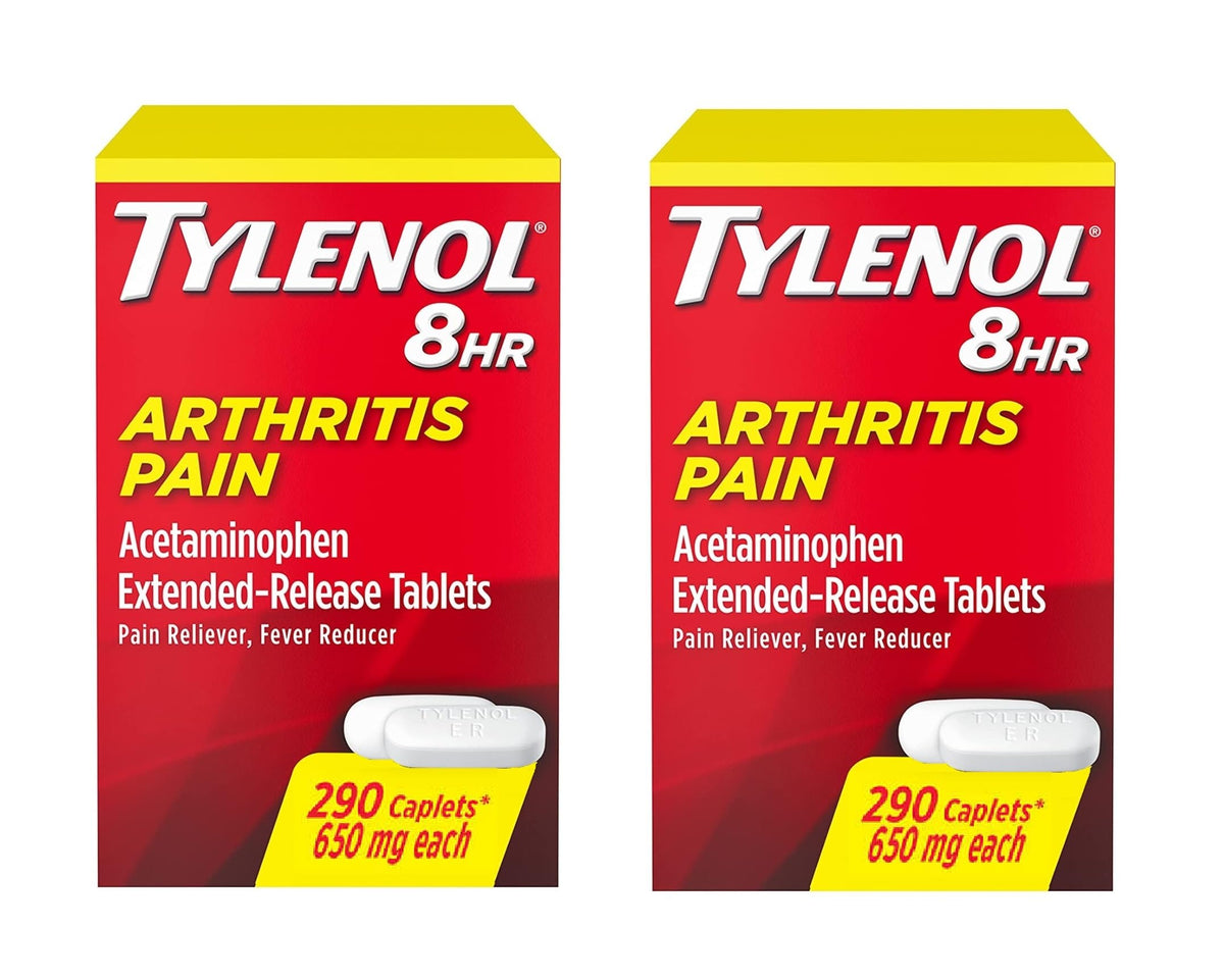 Tylenol para dolor articular, tableta de liberación extendida para uso diario.