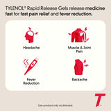 Geles Tylenol dolor general, liberación rápida para molestias
